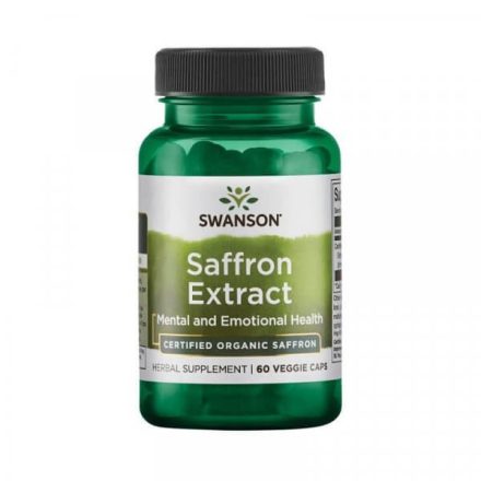 Swanson - Sáfrány kivonat (Minősített Organikus) 30 mg - 60 db